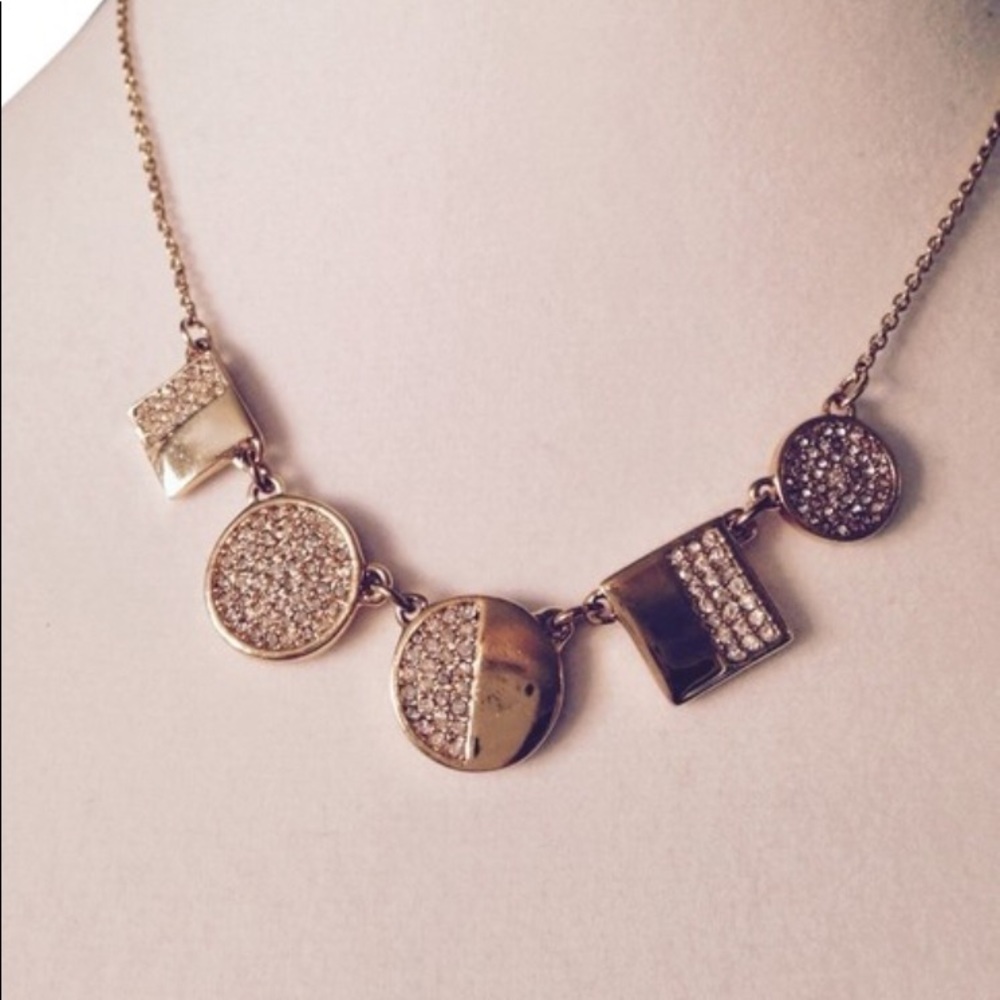 Gold Light The Lanterns Mini Pave'necklace